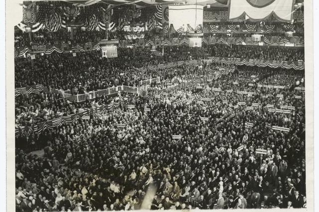 Opening of the 1924 Democratic National Convention at Madison Square Garden.